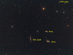 10/03/2014  M 65 - M 66  NGC 3593  NGC 3628  in Leo