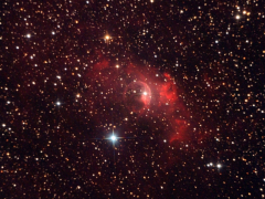 27/06/2014  NGC 7635  (Bubble Nebula)  in Cassiopeia